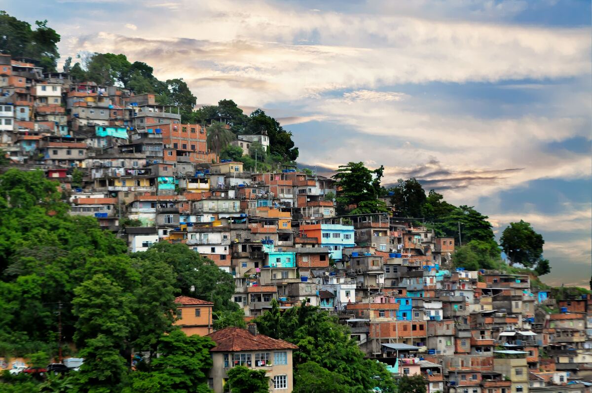 Favela urbanizada no Rio de Janeiro